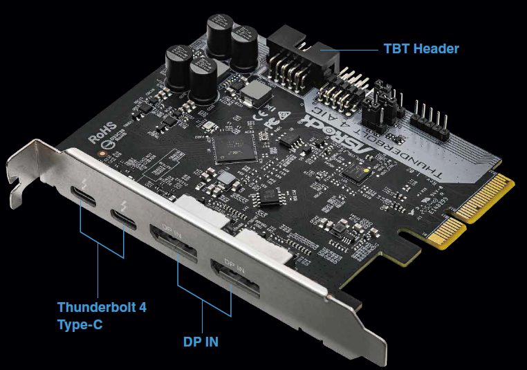 ASRock THUNDERBOLT 4 AIC AddOn Card